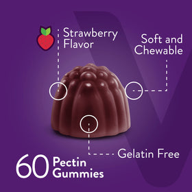 Viteey Gummies de Moringa 4000mg montrant la texture gélifiée