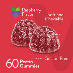 Viteey Gummies de Vitamine B12 60 gummies à la framboise