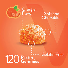 Viteey Gummies de Vitamine C 120 Gummies présentation dans un bol