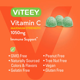 Viteey Gummies de Vitamine C avec une cuillère