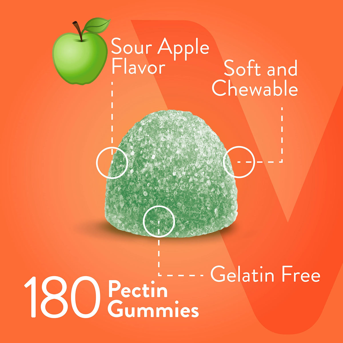 Viteey Gummies de Vitamine C gummies sur une table