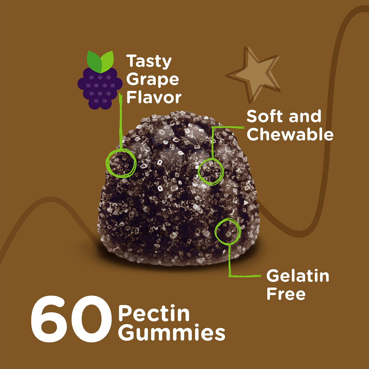 Viteey Gummies Fer Enfants, arrière de l'emballage avec informations nutritionnelles