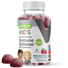 Viteey Gummies Multivitamines Enfants 60 gummies pot avant