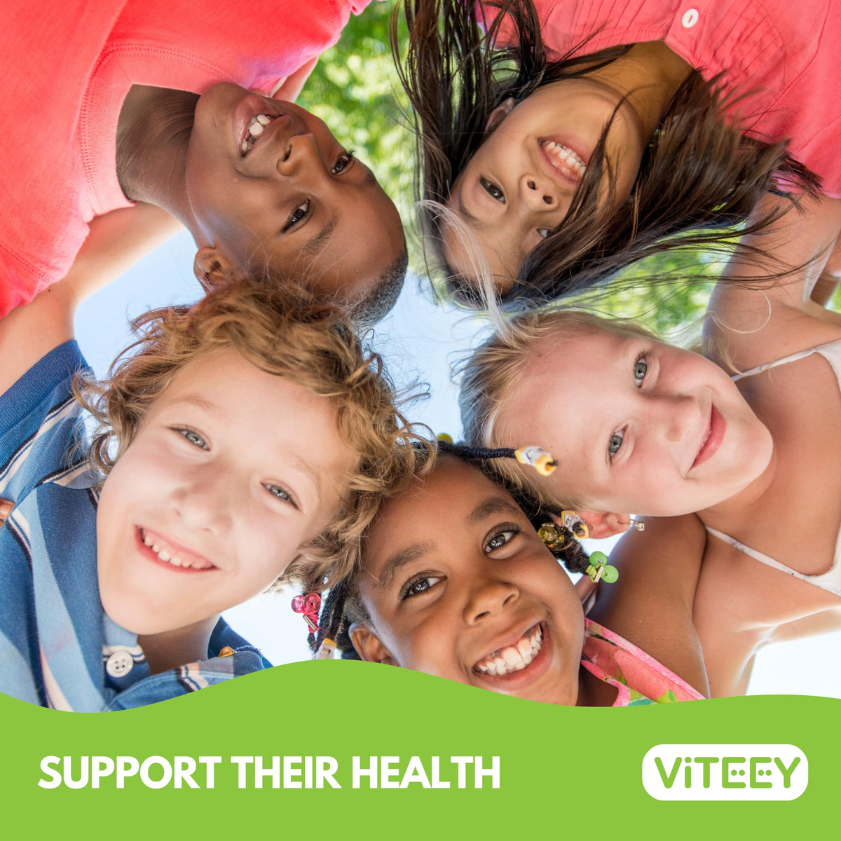 Viteey Gummies Multivitamines Enfants gummies en gros plan