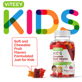 Viteey gummies multivitamines enfants vue de côté