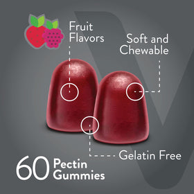 Viteey Gummies Prébiotiques 60 Gummies avec une main