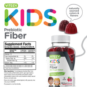 Viteey Gummies Prébiotiques Enfants gummies en main
