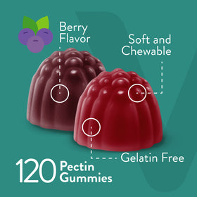 Viteey Gummies Probiotiques 120 Gummies avec baies