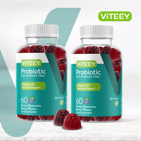 Viteey Gummies Probiotiques 120 Gummies emballage