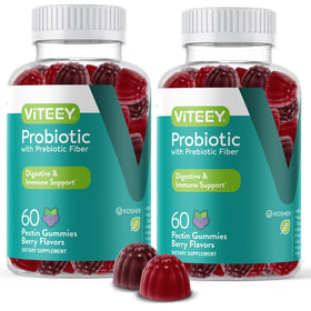 Viteey Gummies Probiotiques 120 Gummies vue de face