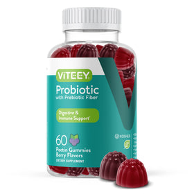 Viteey Gummies Probiotiques 60 gummies au goût de baies