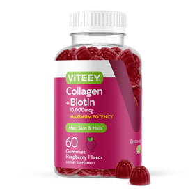 Viteey Gummy Collagène avec Biotine 60 gummies vue de face