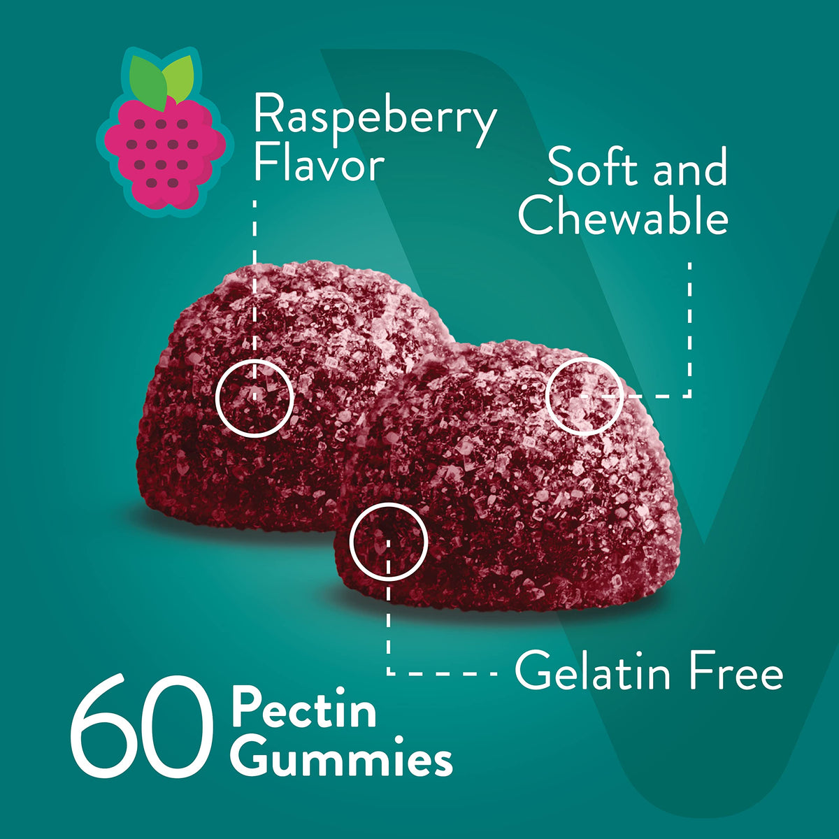 Viteey Gummy de Biotine 5000 mcg nutrition facts