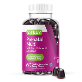 Viteey Gummy Prénatales 60 gummies avec packaging