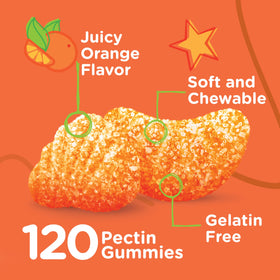 Viteey Gummy Vitamines C pour Enfants, gélules avec une cuillère