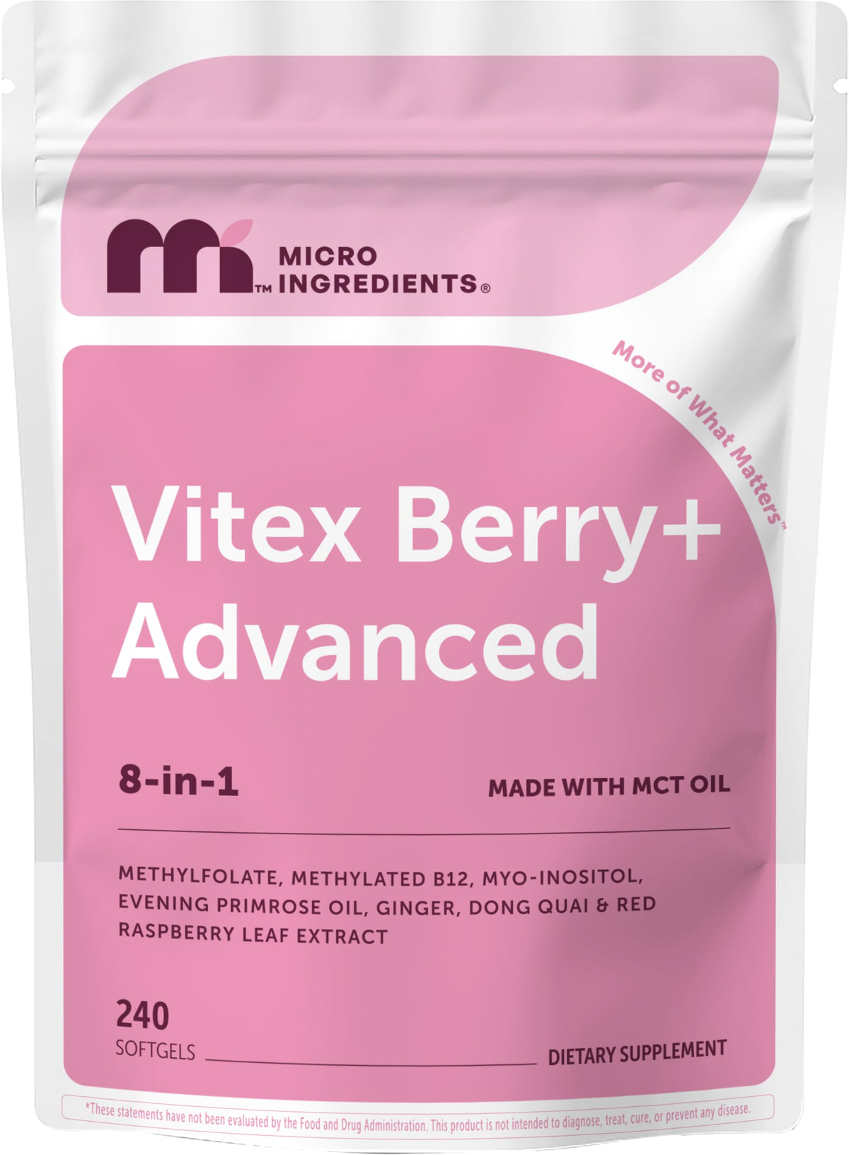 Vitex Berry+ Advanced 240 gélules souples vue de face