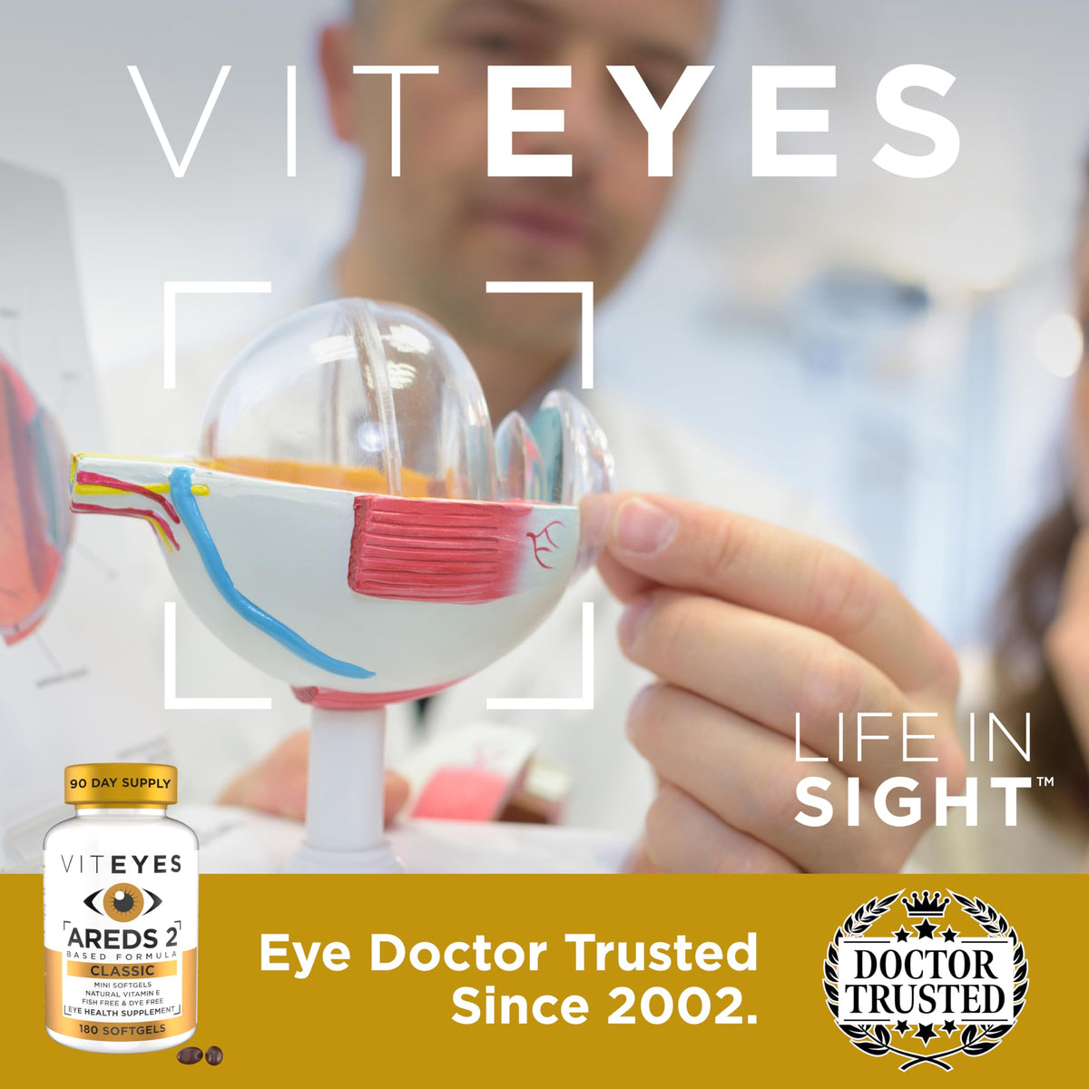 Viteyes AREDS 2 gélules avec dosette