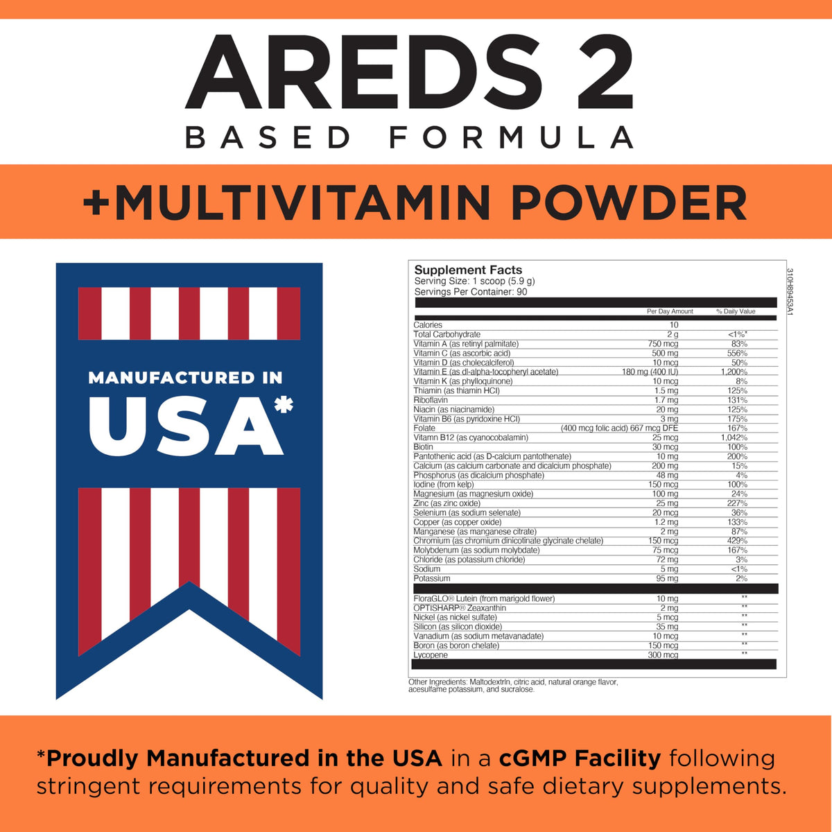Viteyes AREDS 2 Poudre en situation de consommation
