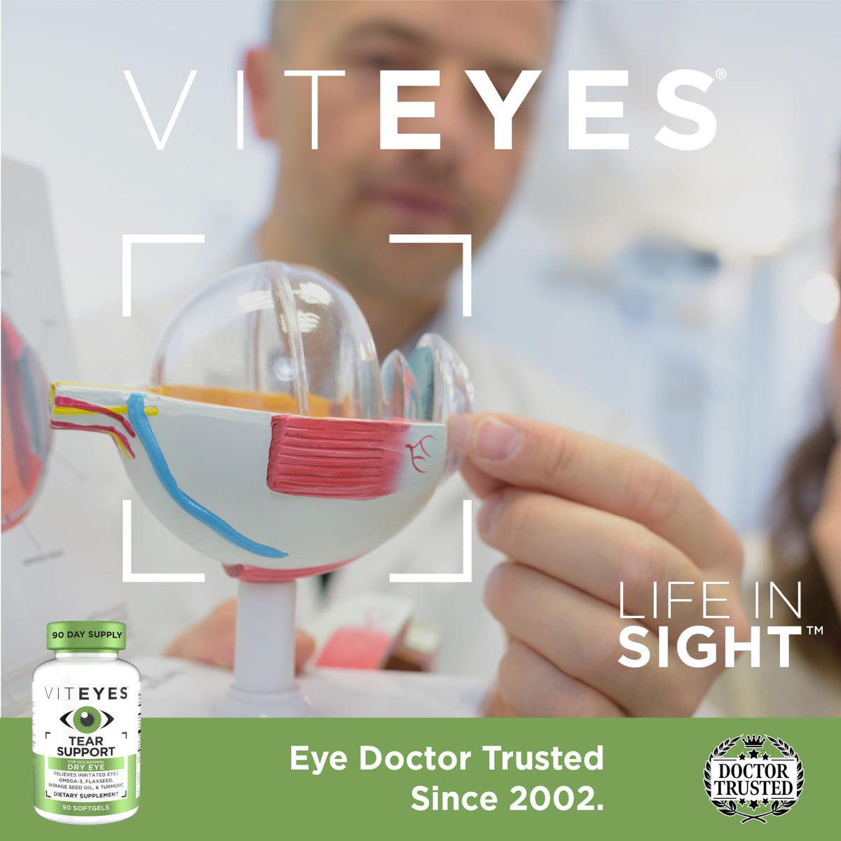 Viteyes Soutien Lacrymal 90 gélules en ambiance de vie