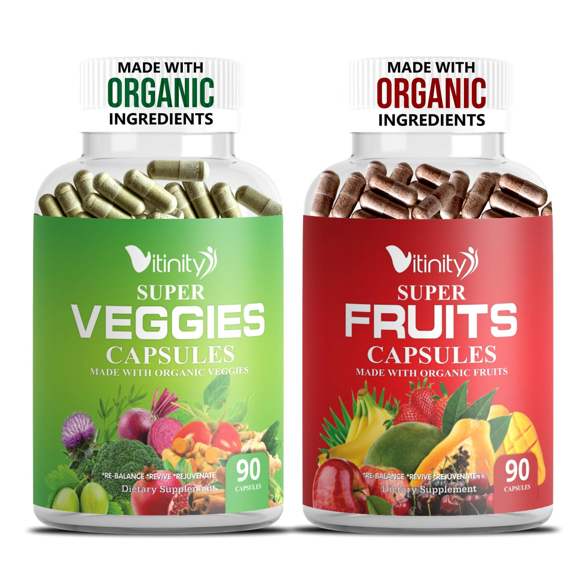 VITINITY capsules fruits et légumes en boîte de 30 capsules