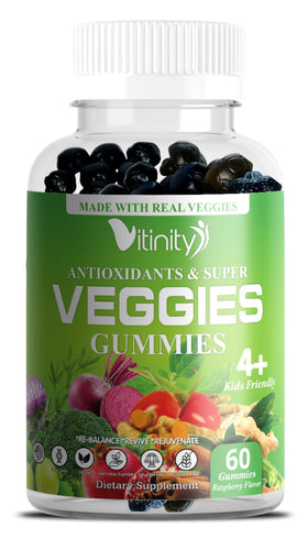VITINITY Gummies Multivitamines Super Greens 30 Saveurs vue de face