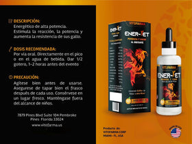 VITOFARMA Ener-Jet Multivitamines Liquides 60 ml avec accessoires