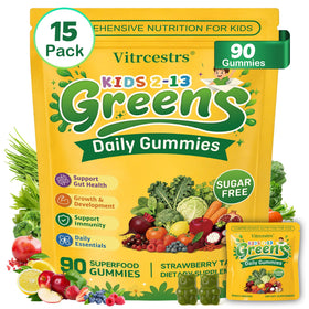Vitrcestrs Gummies Super Greens pour Enfants - vue de l'emballage avant