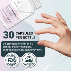 VITRUVIN complément alimentaire NMN 500mg et Resvératrol 500mg en environnement naturel