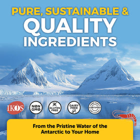 Viva Naturals Huile de Krill 1250 mg dos de la boîte