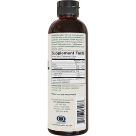 Viva Naturals Huile MCT Bio 472g avec des ustensiles de cuisine
