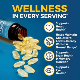 Viva Naturals Omega 3 Huile de Poisson avec fruits et légumes