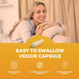 Viva Naturals Vitamine C et Zinc 1000mg 250 capsules végétales avec étiquette