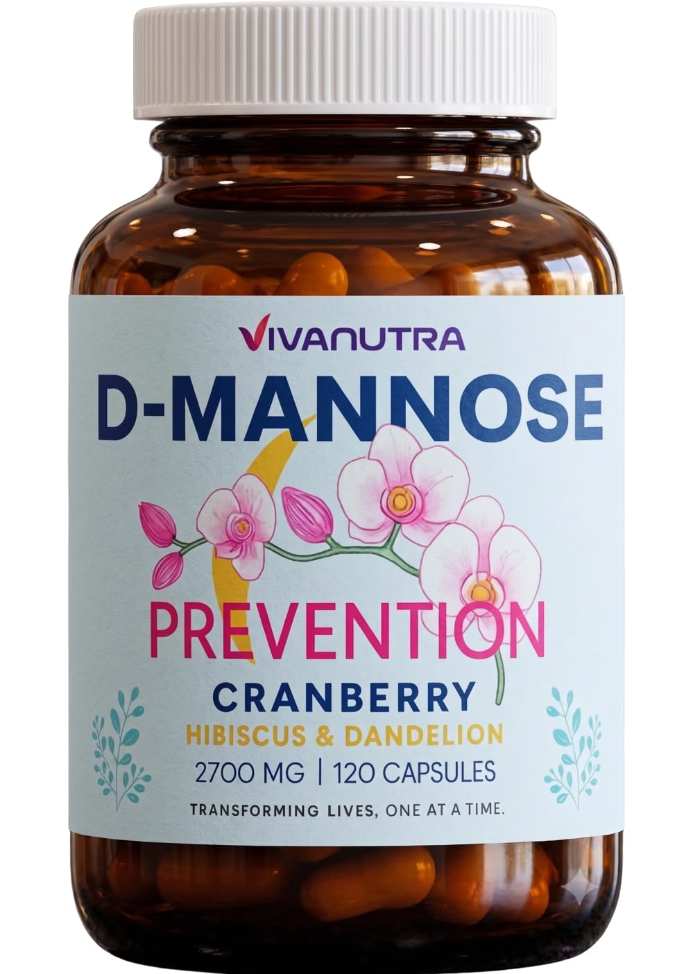 VIVANUTRA Complément Alimentaire Femme 120 gélules Cranberry vue de face