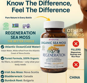 VIVANUTRA mousse de mer bio avec ingrédients listés