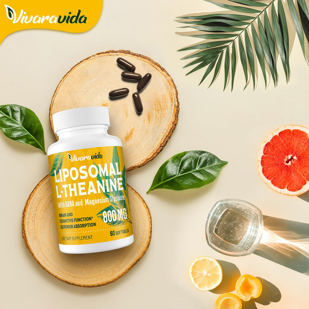 Vivaravida L-Theanine gélules en format de vie quotidienne