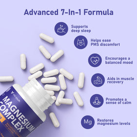 VIVI Youth Magnésium 7 Complex 1600mg flacon ouvert