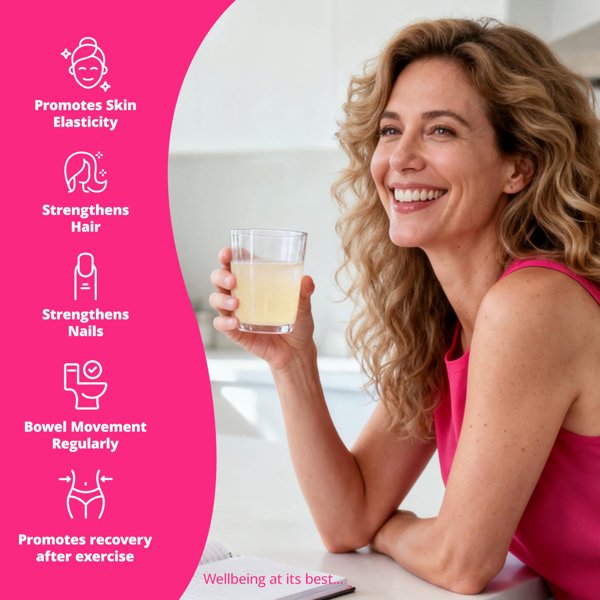 VIVI Youth Poudre de Collagène Verisol 5000mg et ses bienfaits sur la peau
