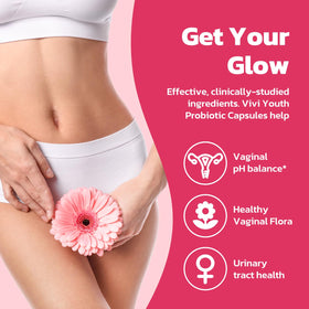 VIVI Youth Probiotiques Vaginales 60 Capsules - capsules à l'intérieur