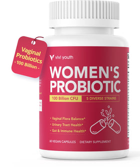VIVI Youth Probiotiques Vaginales 60 Capsules - vue de face