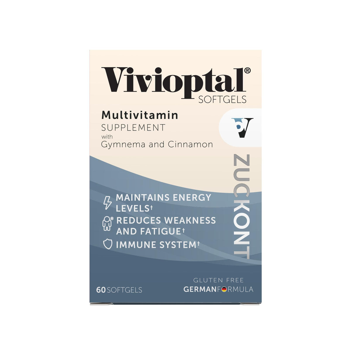 Vivioptal 60 gélules molles vue de face