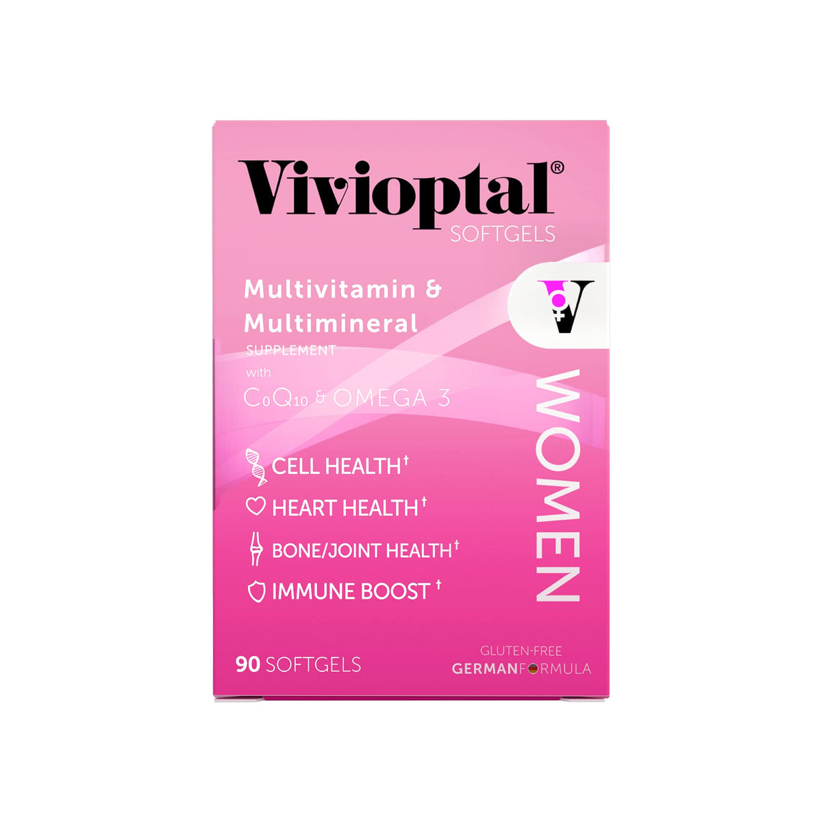 Vivioptal Femmes Multivitamines 90 Capsules arrière