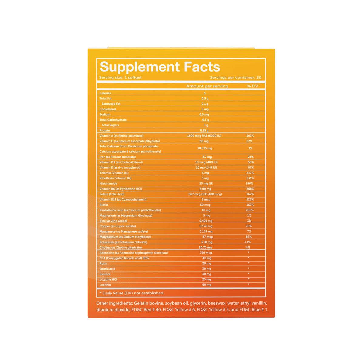 Vivioptal Multivitamines 30 gélules, gélule sur fond blanc