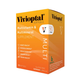 Vivioptal Multivitamines étiquette avec ingrédients