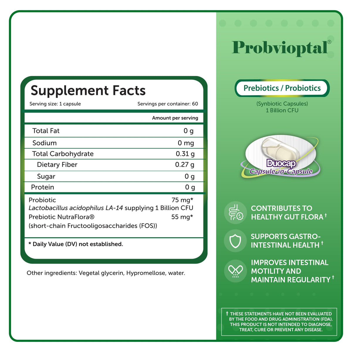 Vivioptal Probvioptal capsules en contexte de vie quotidienne