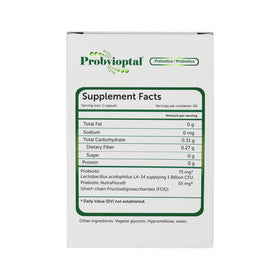 Vivioptal Probvioptal capsules sur une surface blanche