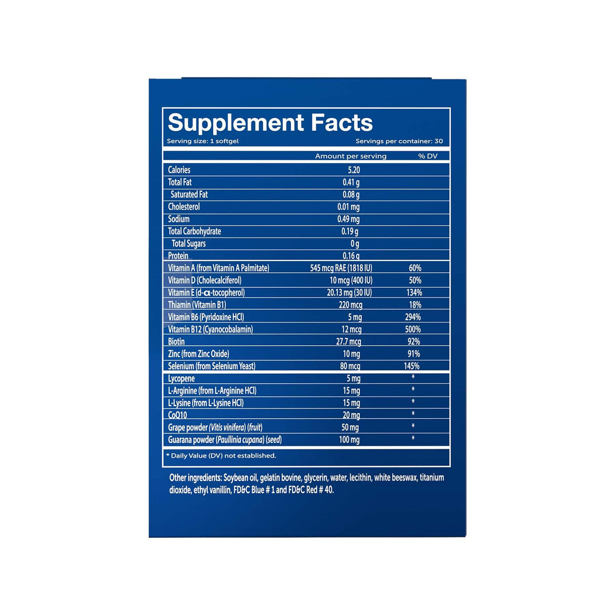 Vivioptal Vitamins capsules à l'intérieur du flacon