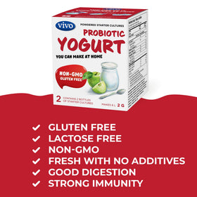 VIVO Starter de Yaourt Probiotique avec instructions