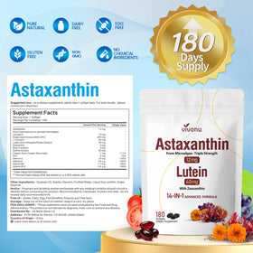 VivoNu Astaxanthine 12mg et Lutéine 40mg gélules en contexte