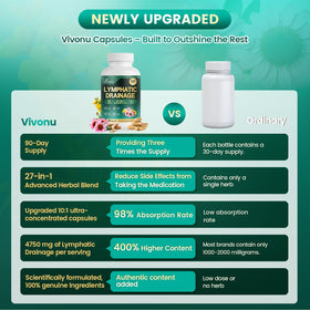 VivoNu capsules ouvertes montrant la taille des gélules