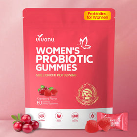 VivoNu Gummies Probiotiques Féminins 60 Gummies sachet avant